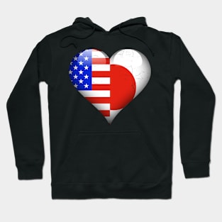 Half American Half Japanese - Gift for Japanese From Japan Hoodie